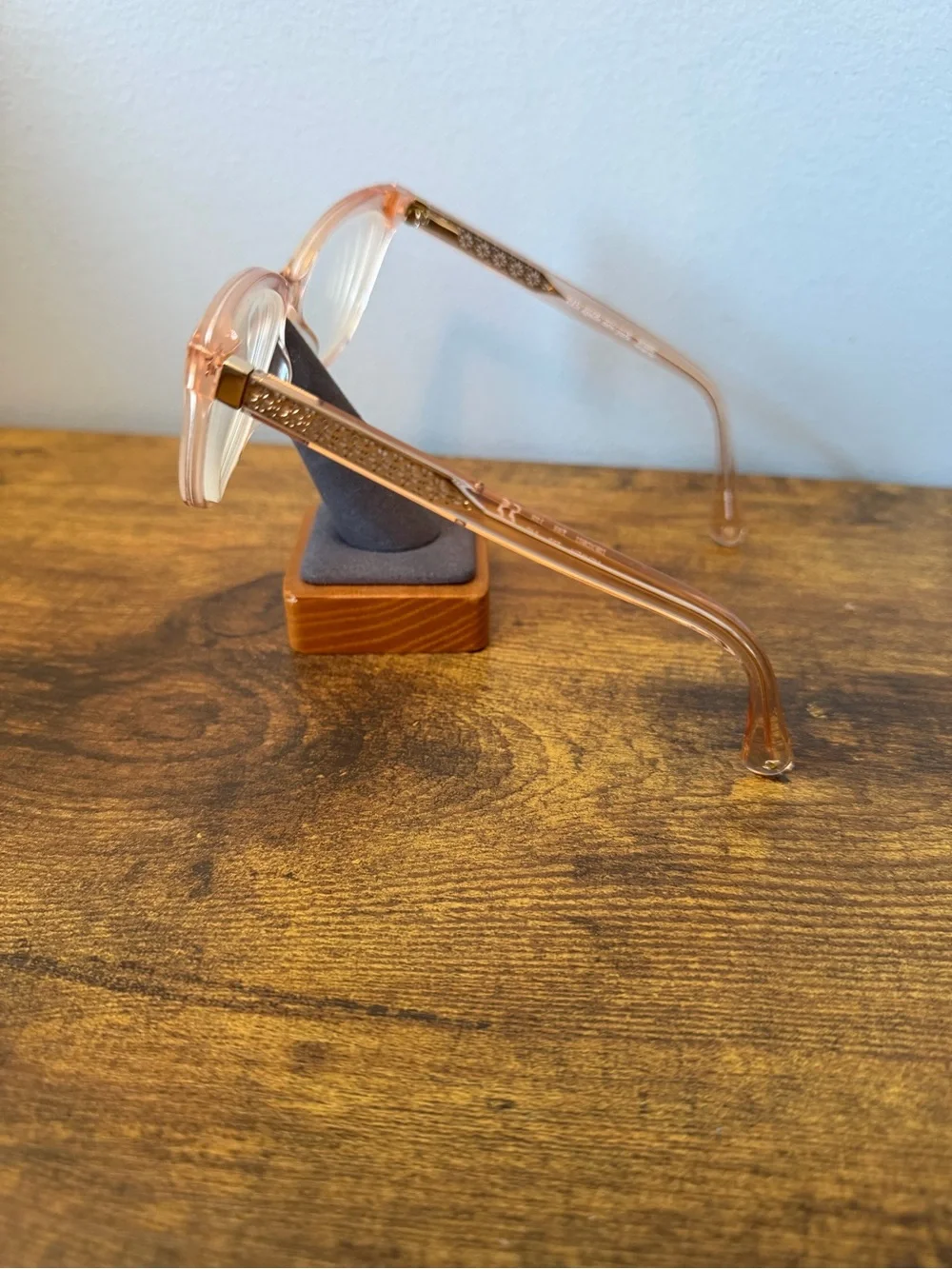 Kate Spade Nevaeh 733 Clear Peach Cat Eye Eyeglass Frames 50-17-140 Frames Only